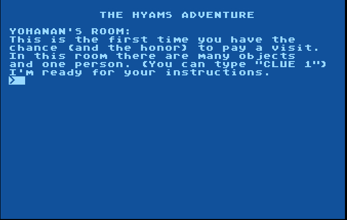 The Hyams Adventure