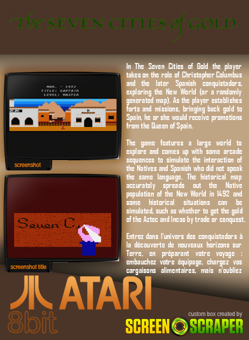 The Seven Cities of Gold - Dos