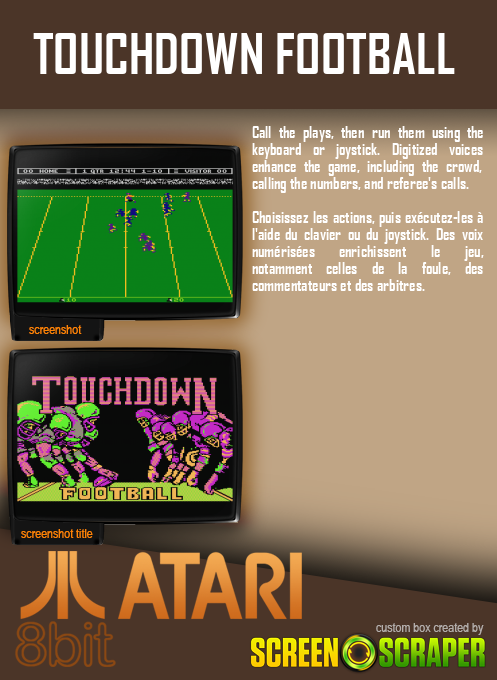 Touchdown Football - Dos