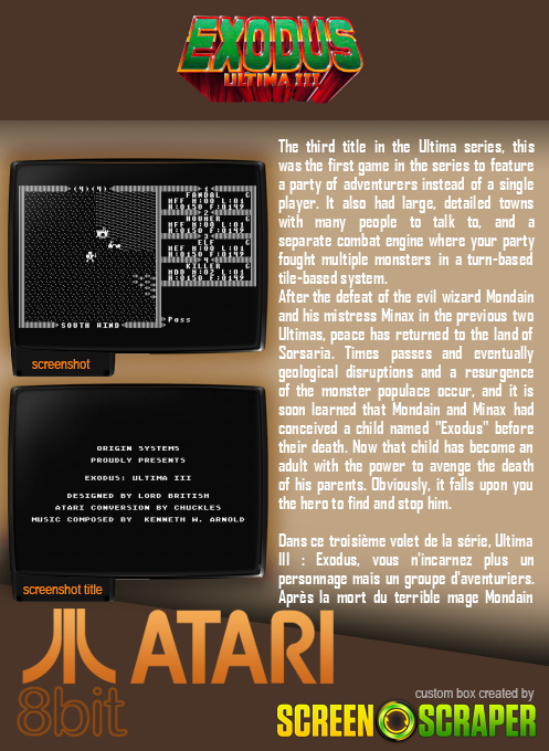 Ultima III : Exodus - Dos