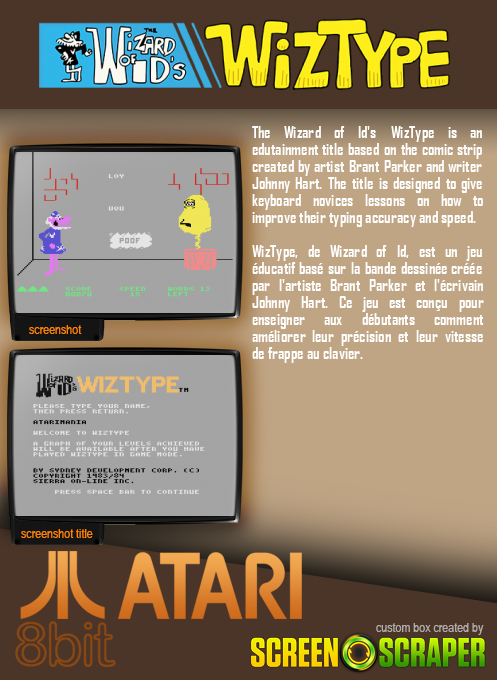 Wizard of Id's Wiztype - Dos