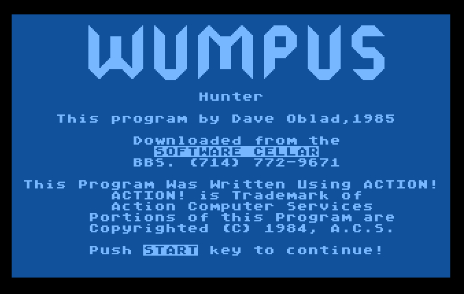 Wumpus Hunter