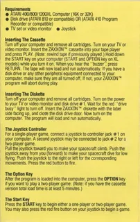 Zaxxon dos