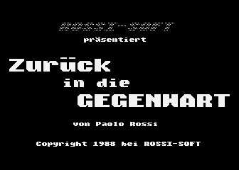 Zuruck in die Gegenwart