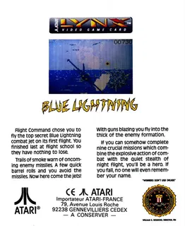 Blue Lightning dos