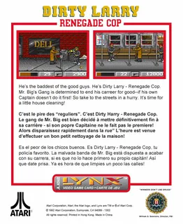 Dirty Larry - Renegade Cop dos