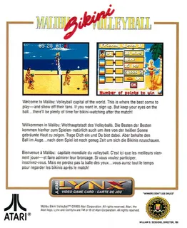Malibu Bikini Volleyball dos