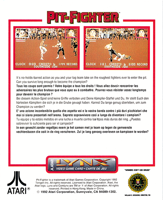 Pit-fighter - Dos