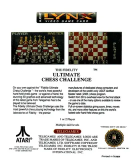The Fidelity Ultimate Chess Challenge dos
