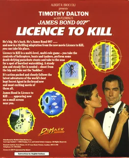 007 - Licence To Kill dos