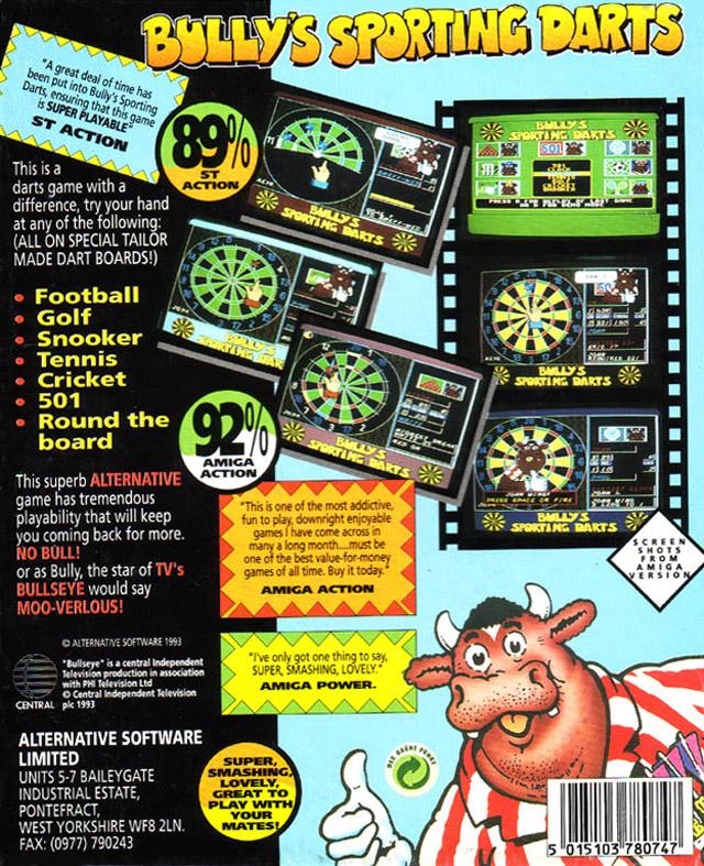 Bully's Sporting Darts - Dos