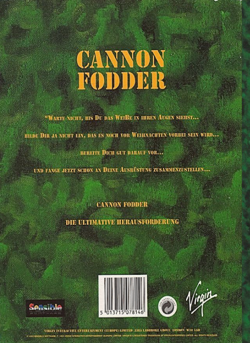 Cannon Fodder - Dos
