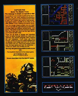 Captain Fizz : Meets The Blaster-Trons dos