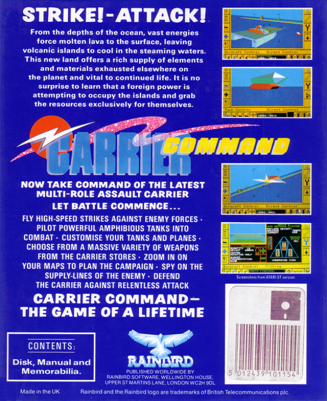 Carrier Command - Dos