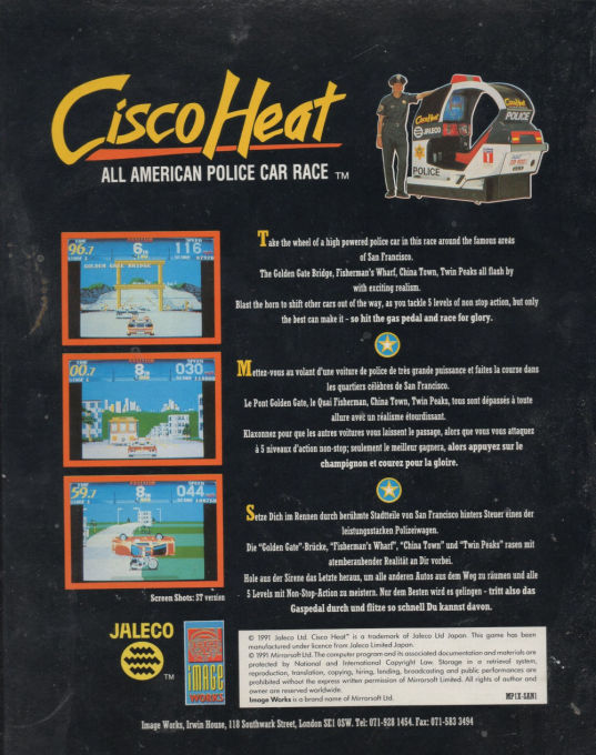 Cisco Heat - All American Police Car Race - Dos