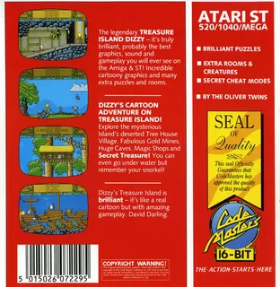 Dizzy 2 - Treasure Island Dizzy dos