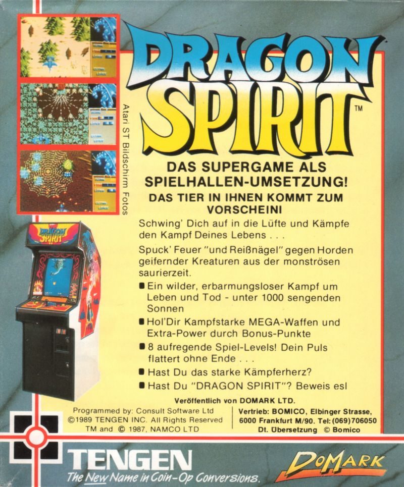 Dragon Spirit - The New Legend dos