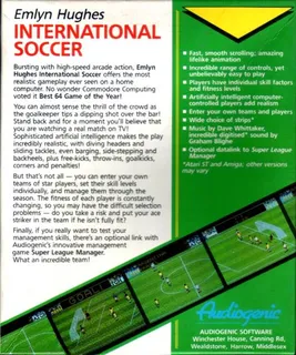 Emlyn Hughes International Soccer dos