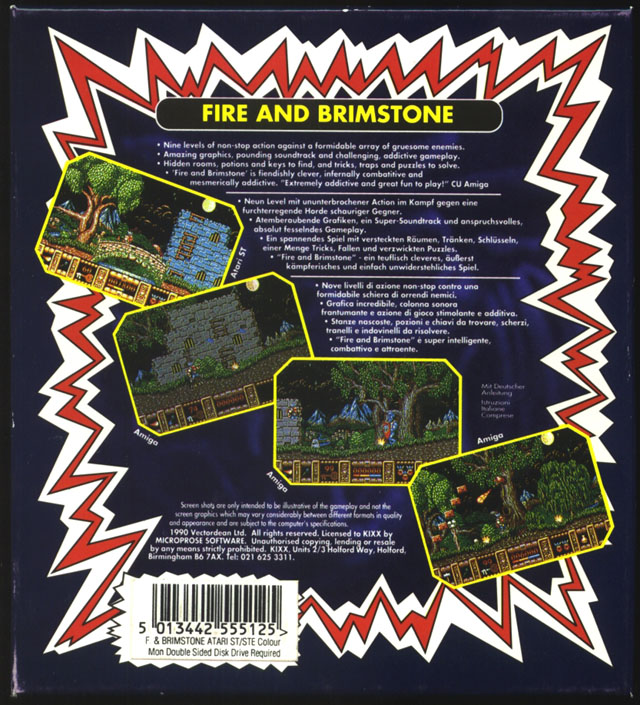 Fire And Brimstone - Dos