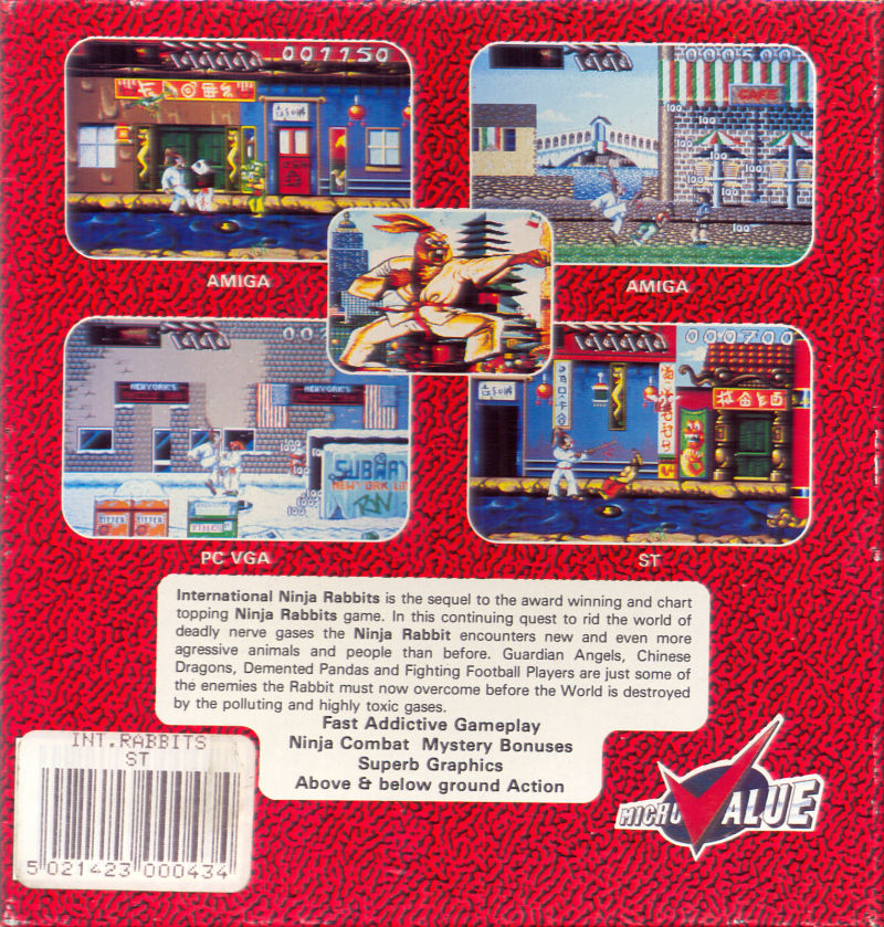 International Ninja Rabbits - Dos