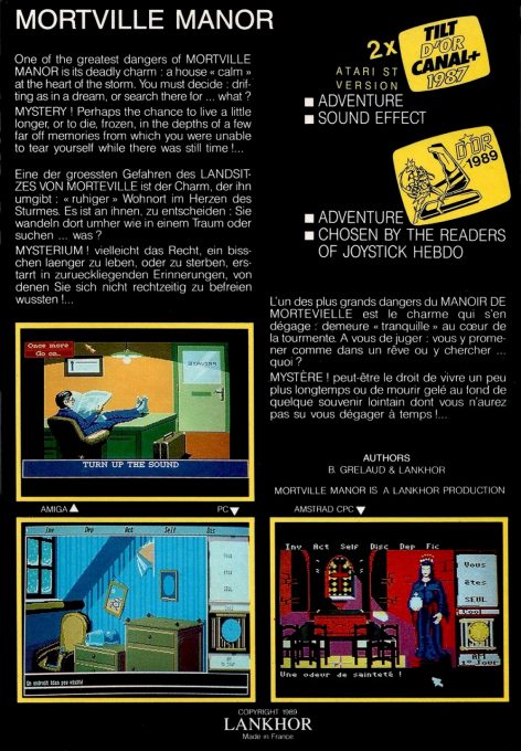 Le Manoir De Mortevielle dos