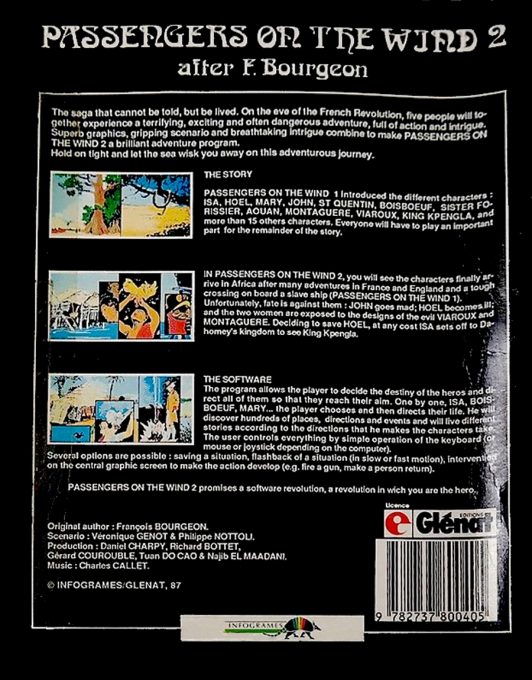 Les Passagers Du Vent 2 dos