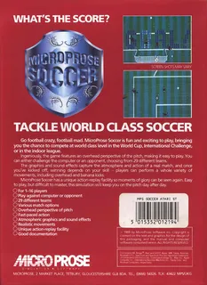 Microprose Soccer dos