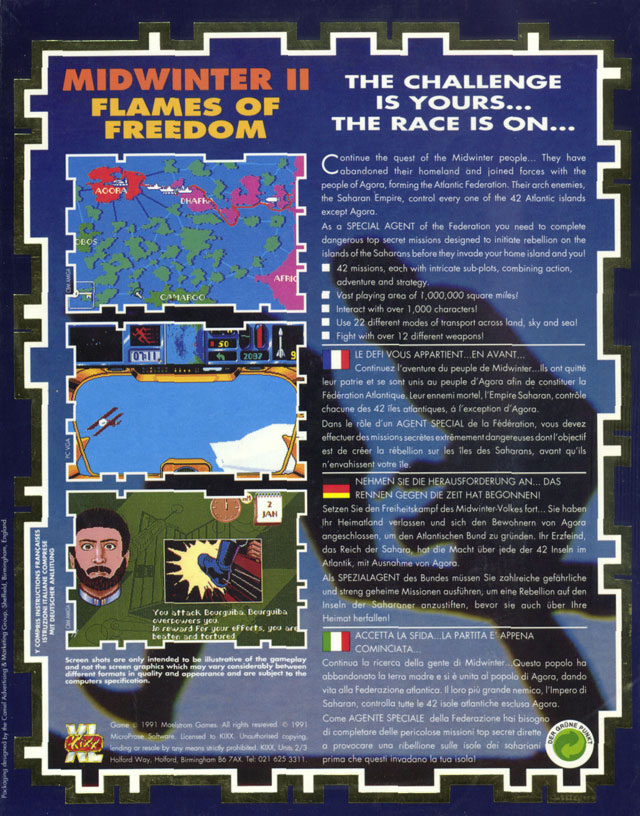 Midwinter 2 - Flames Of Freedom - Dos