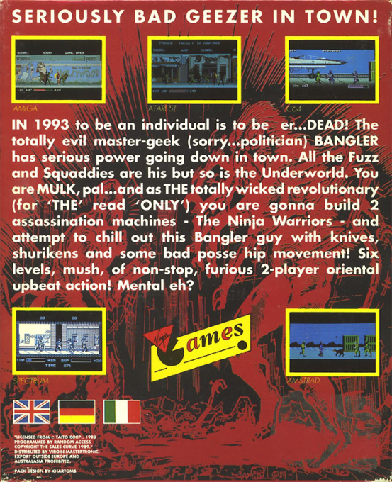 Ninja Warriors, The - Dos