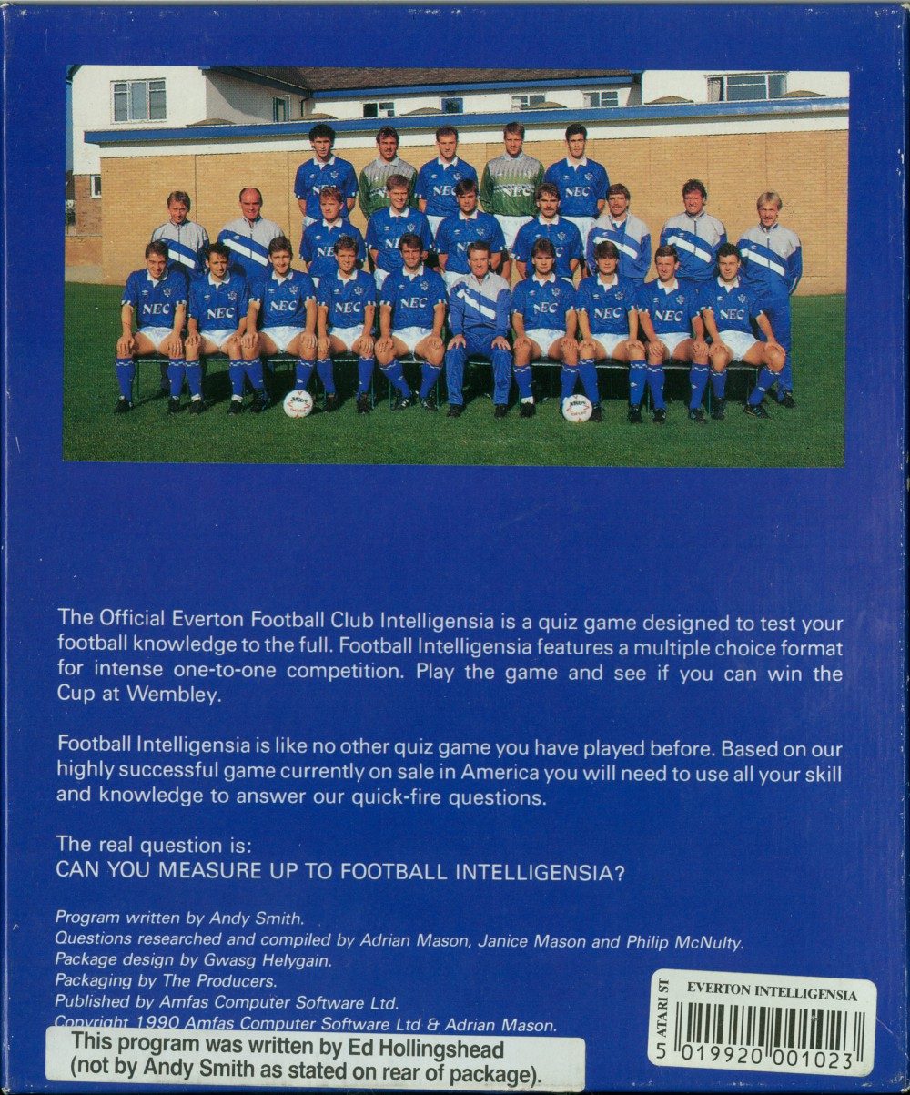 The Official Everton F.C. Intelligensia dos