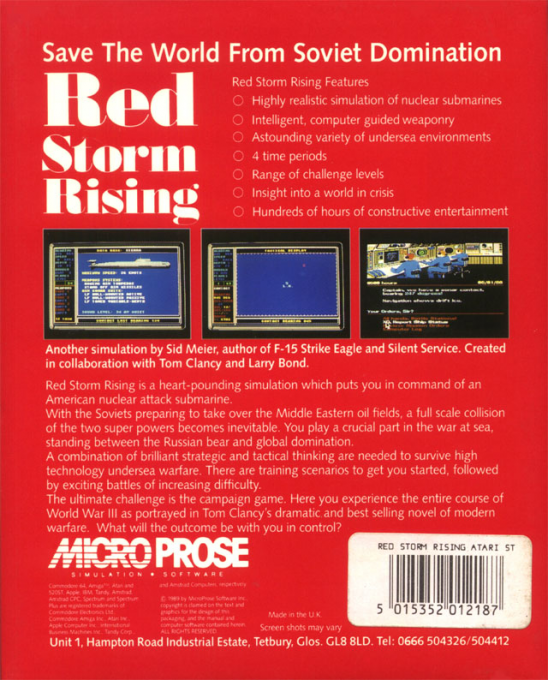 Red Storm Rising - Dos