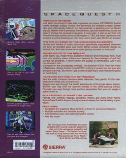 Space Quest II : Chapter II - Vohaul's Revenge - Dos