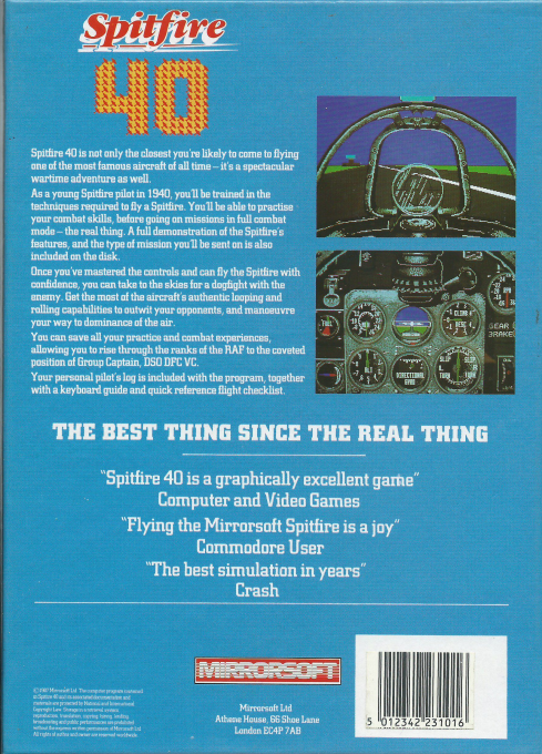 Spitfire 40 dos