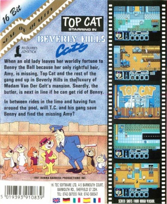 Top Cat Starring In Beverly Hills Cats dos