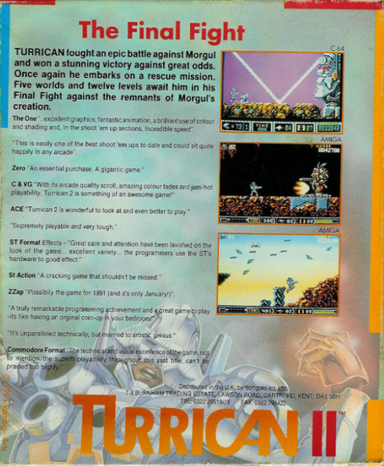 Turrican 2 - The Final Fight - Dos