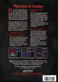 Ultima V : Warriors Of Destiny dos