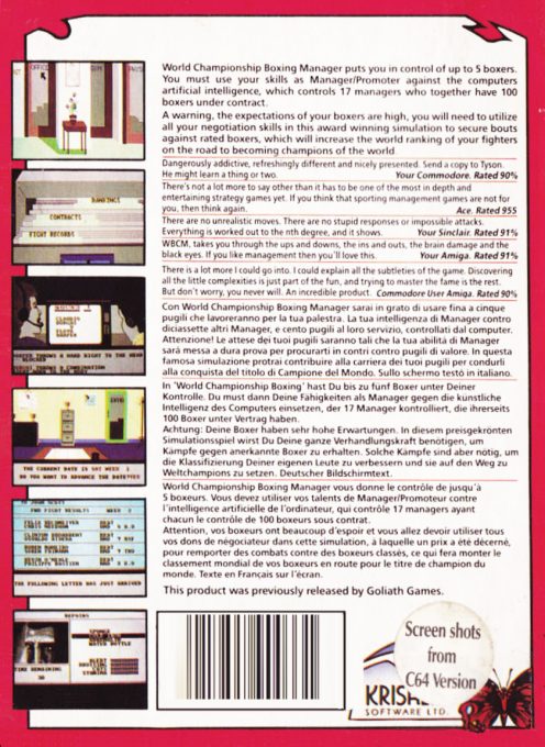 World Championship Boxing Manager dos