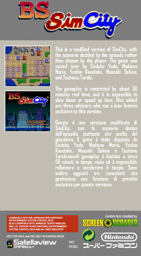 BS Sim City - Scenario 3 - Dos