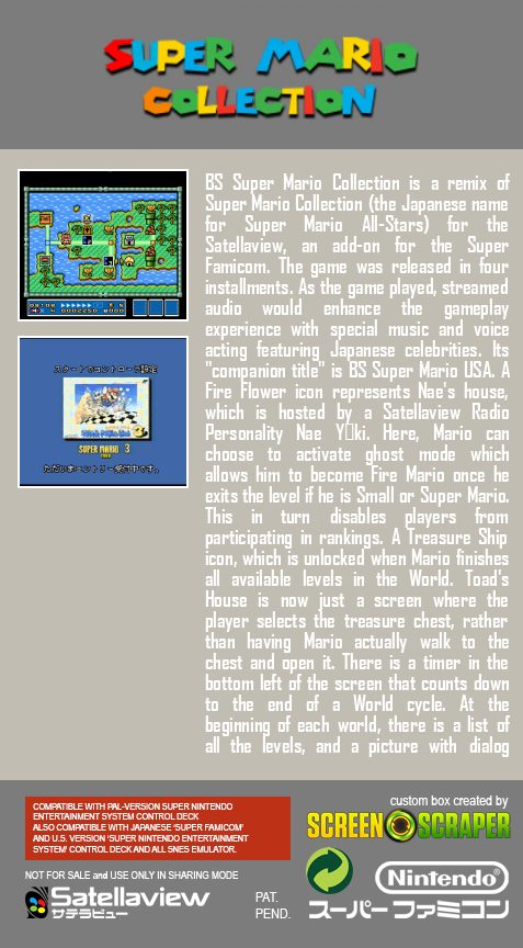 Bs Super Mario Collection dos