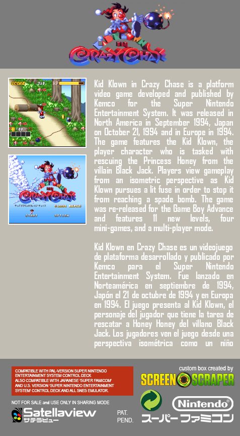 Kid Klown No Crazy Chase - Dos