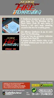 Super Fire Pro Wrestling - Dos