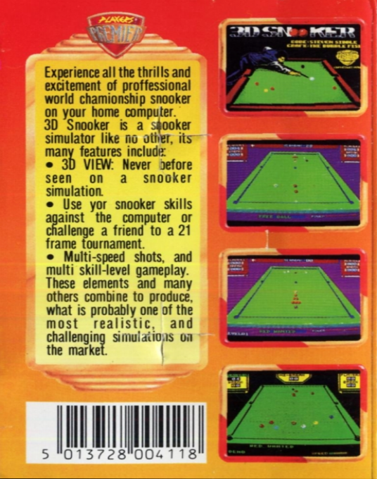 3d Snooker - Dos