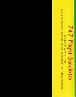 737 Flight Simulator dos
