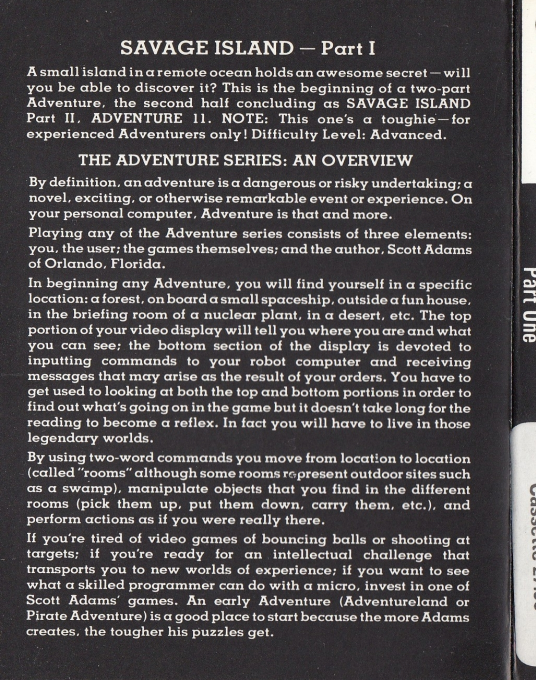 Adventure 10 - Savage Island Part I - BBC - Dos