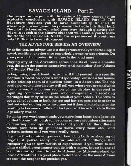 Adventure 11 - Savage Island Part II - BBC - Dos