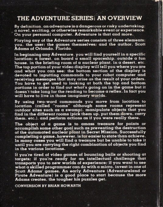 Jaquette arrière