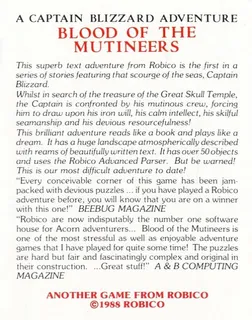 Blood Of The Mutineers - A Captain Blizzard Adventure - Dos