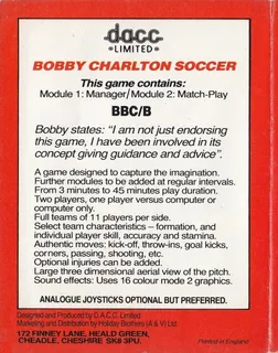 Bobby Charlton Soccer dos