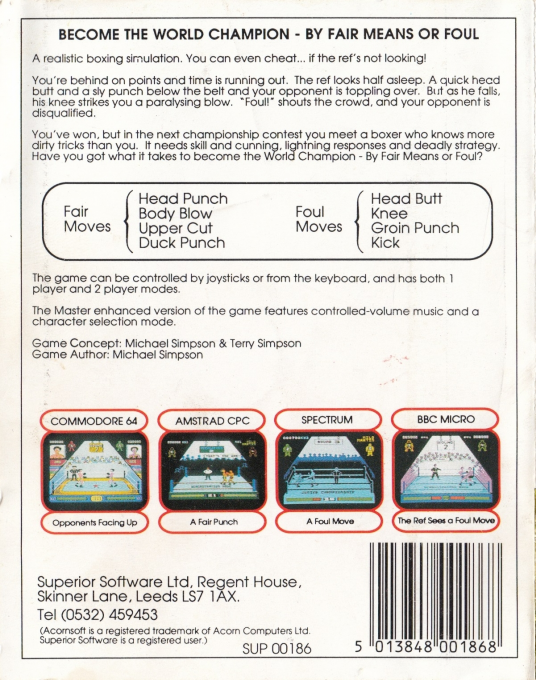 By Fair Means Or Foul - Dos