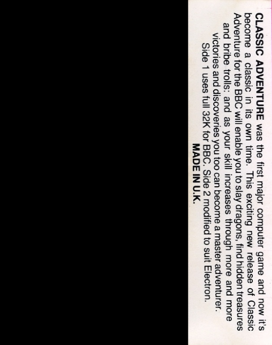 Classic Adventure - Dos